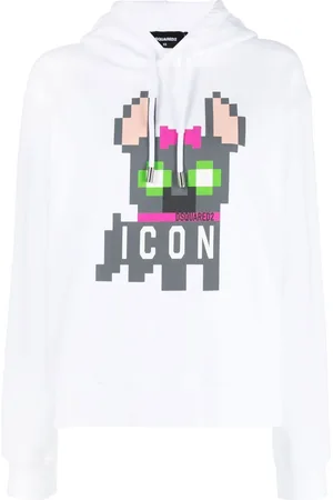 Dsquared2 Icon pixelated-print hoodie