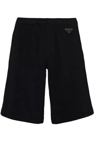Prada Muži Bermudy - Triangle-logo bermuda shorts