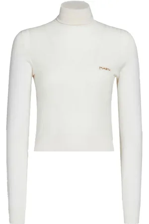 Marni Logo-embroidered ribbed jumper