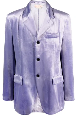 Marni Single-breasted velvet blazer
