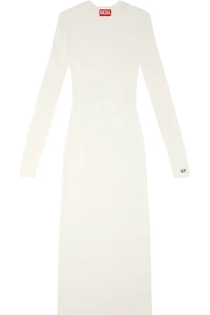 Diesel M-Pelagos cut-out detail midi dress