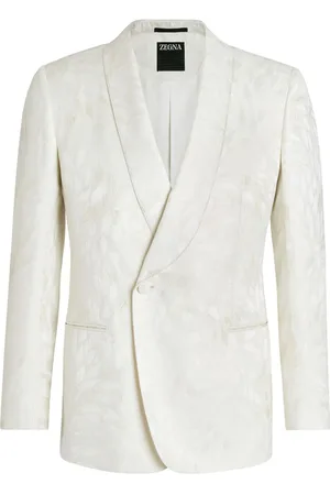 Ermenegildo Zegna Jacquard silk-wool evening jacket
