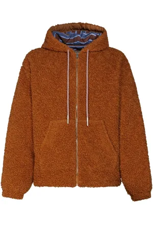 Marni Logo-drawstring teddy jacket
