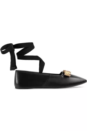 Gucci Ženy Baleríny - Interlocking G leather ballerina shoes