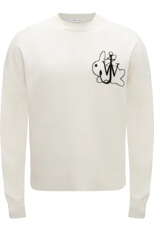J.W.Anderson Logo-embroidered crew-neck jumper