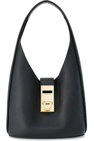 Salvatore Ferragamo Medium Gancini-buckle leather hobo bag