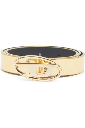 Diesel 1DR logo-buckle leather belt