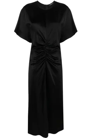 Fabiana Filippi Ruched satin midi dress