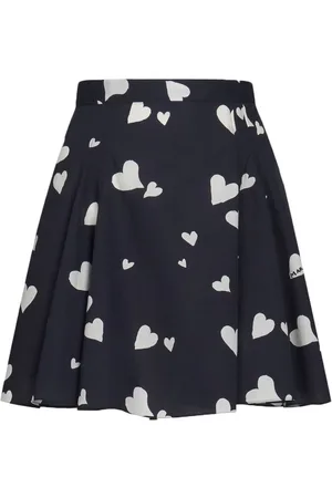 Marni Bunch of Hearts flared miniskirt