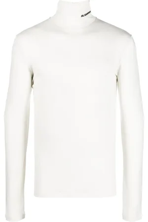 Jil Sander Logo-print roll-neck jumper