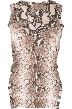 Stella McCartney Python-print vest top