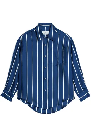 Ami Striped button-up shirt