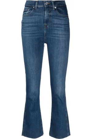 7 for all Mankind High-waisted cropped jeans