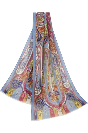 Etro Graphic-print silk scarf