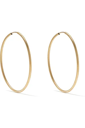 We by White Bird 18kt gold large hoop earrings
