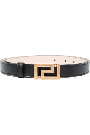 VERSACE Greca Goddess leather belt