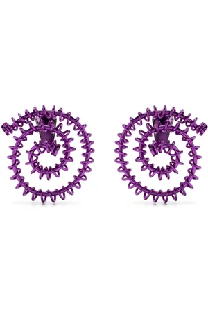 SUNNEI Spiral-bound circular-design earrings