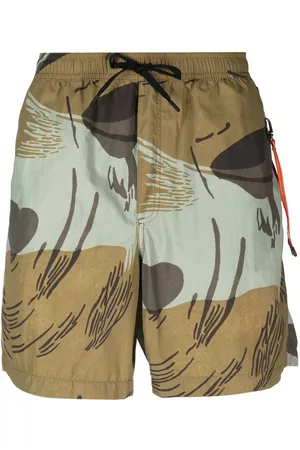 Parajumpers Muži Šortky - Abstract-print swim shorts
