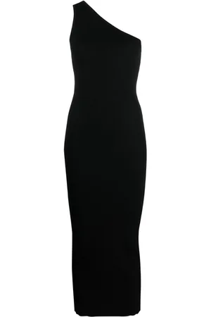 Totême One-shoulder ribbed-knit dress