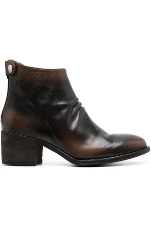 Officine creative Stacked-heel leather boots