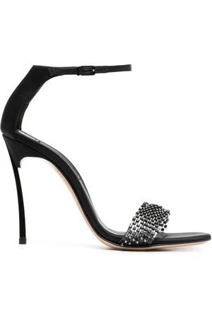 Casadei 100mm Blade Twenties satin pumps