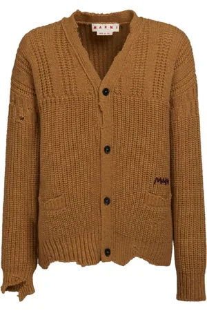 Marni Distressed wool cardigan