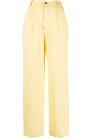 Forte Dei Marmi High-waisted straight-leg linen trousers