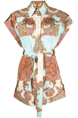 Forte Dei Marmi Patterned-jacquard cotton playsuit