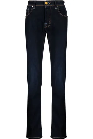 Jacob Cohen Contrast-stitching straight-leg jeans