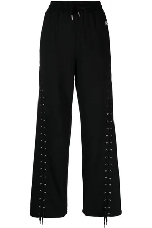 Jean Paul Gaultier Lace-up wide-leg trousers