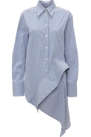 J.W.Anderson Striped long-sleeve draped shirt