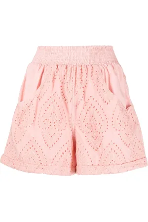 Forte Dei Marmi Elasticated-waistband lace shorts