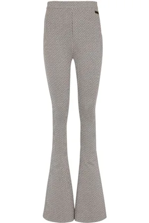 Balmain Monogram jacquard flared trousers