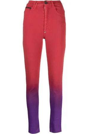 Philipp Plein High-waisted ombré jeggings