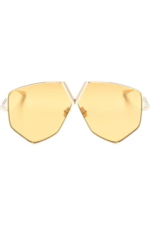 VALENTINO GARAVANI V-Hexagon oversized-frame sunglasses