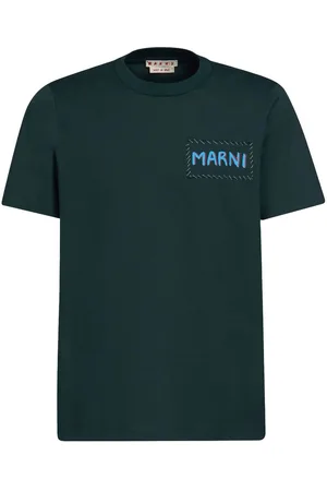 Marni Logo-patch cotton T-shirt