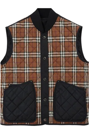 Burberry Vintage check-print panel vest