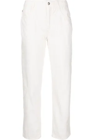 ERMANNO SCERVINO Boyfriend cotton trousers