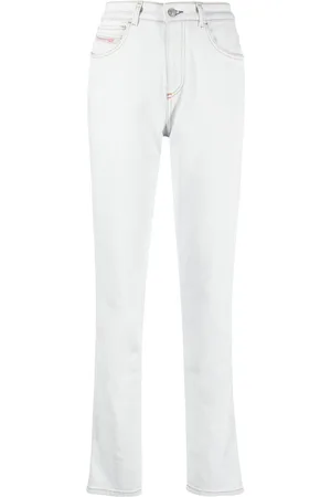 Diesel Mid-rise straight-leg jeans