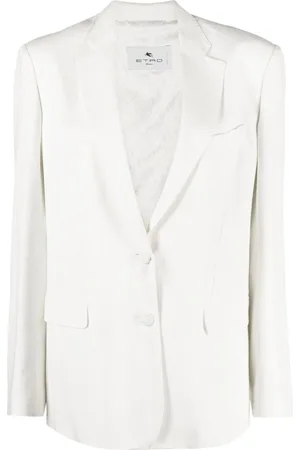 Etro Textured single-breasted blazer