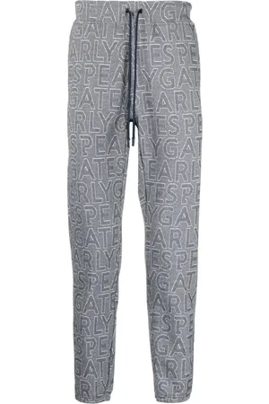 PEARLY GATES Logo-print drawstring track pants