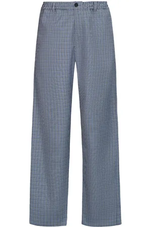 Marni Checked wool trousers