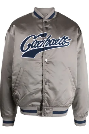 Carhartt Logo-patch bomber jacket