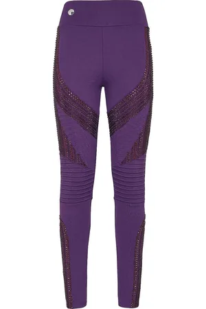 Philipp Plein Rhinestone-embellished leggings