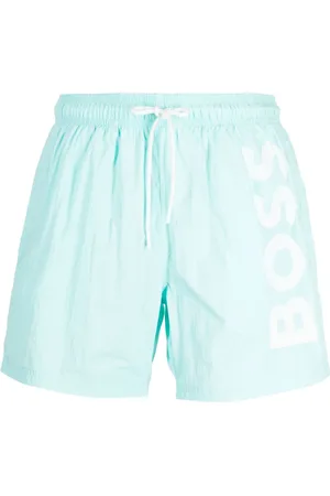 HUGO BOSS Octopus logo-print swim shorts