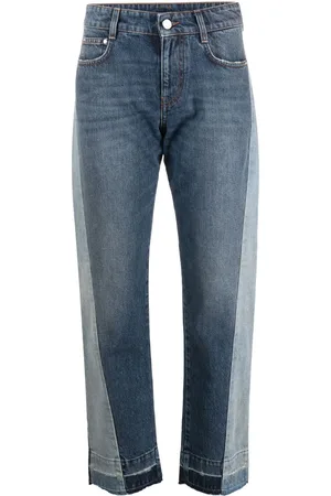 Stella McCartney Colour-block straight-leg jeans