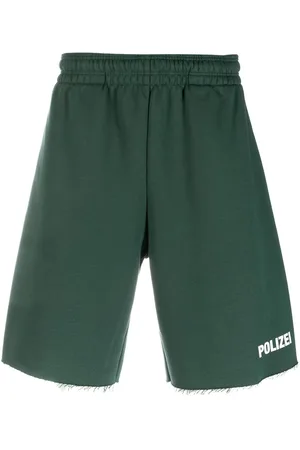 Vetements Polizei raw-edge shorts