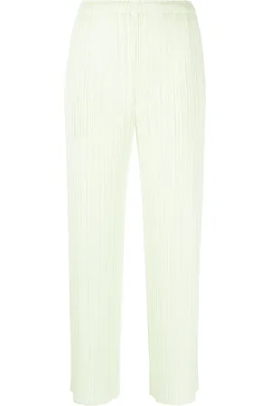 PLEATS PLEASE ISSEY MIYAKE Plissé cropped trousers