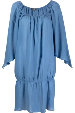 Gianfranco Ferré 2000s long-sleeved gathered dress