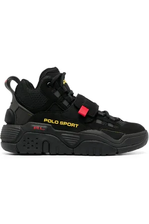 Ralph Lauren Panelled high-top sneakers